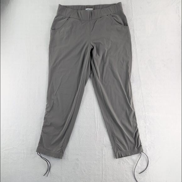 Columbia Omni-Shield AdvancedRepellency Hking Pants Women's XL Ruched Ankle Tie - Picture 1 of 10